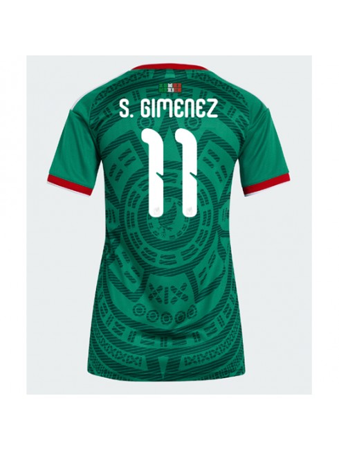 Zenske Futbalové oblečenie Mexiko Santiago Gimenez #11 MS 2026 Krátky Rukáv - Domáci Zenske Futbalové oblečenie Mexiko Santiago Gimenez #11 MS 2026 Krátky Rukáv - Domáci